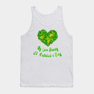 my love yoda happy st patrick's day 2023 Tank Top